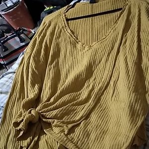 Yellow sweater